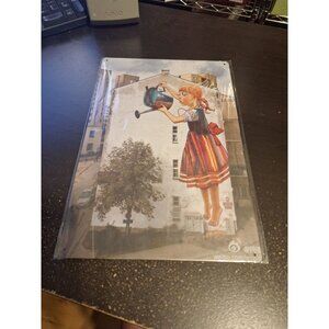 Natalie Rak The Legend of Giants Metal Tin Sign 8" x 12" Fantasy Art Decor